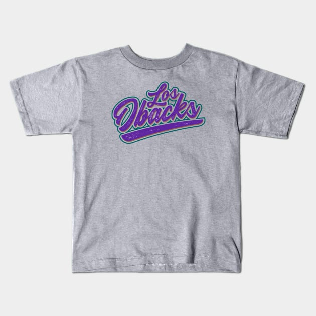 Los Dbacks Kids T-Shirt by LunaGFXD